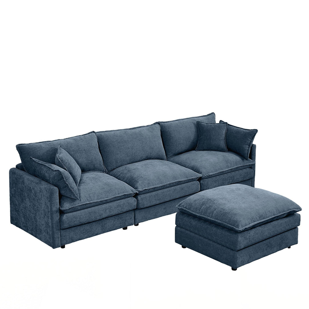 Modular Sectional Sofa, 102 Inch L Shaped Couch Set for Living Room