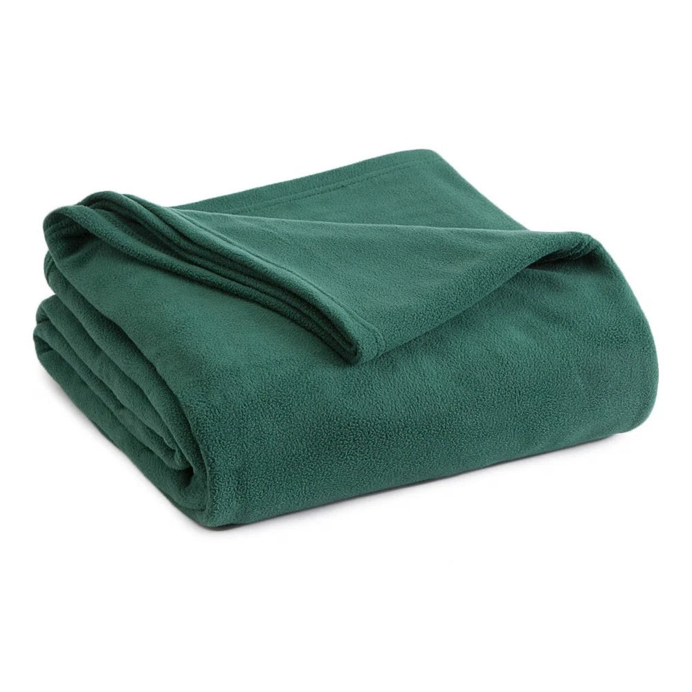 Microfleece Blanket Soft, Lightweight, Plush All-Season Throw