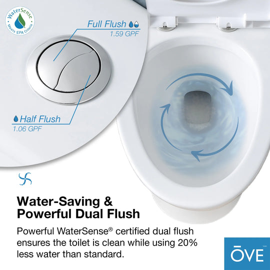 Felix Elongated Electric Bidet Toilet in White