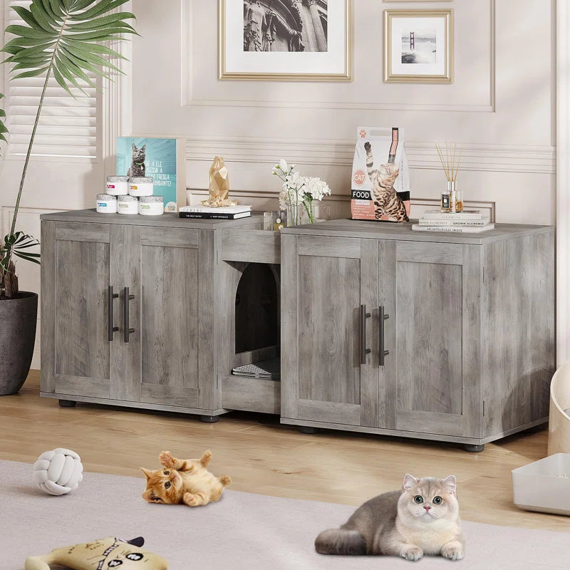 Dyte Medium Density Fiberboard (MDF) Litter Box Enclosure