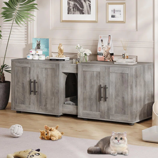 Dyte Medium Density Fiberboard (MDF) Litter Box Enclosure