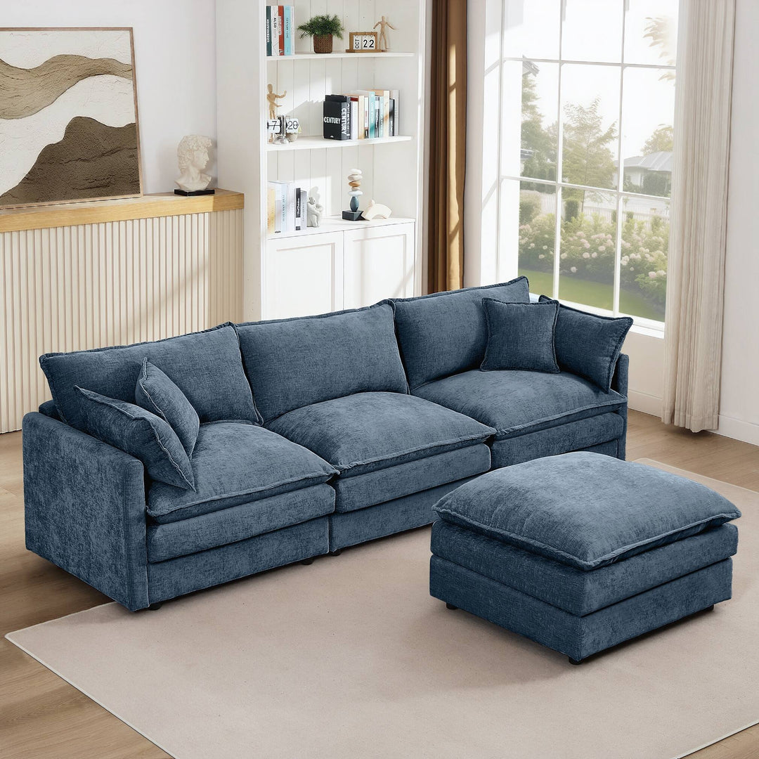 Modular Sectional Sofa, 102 Inch L Shaped Couch Set for Living Room