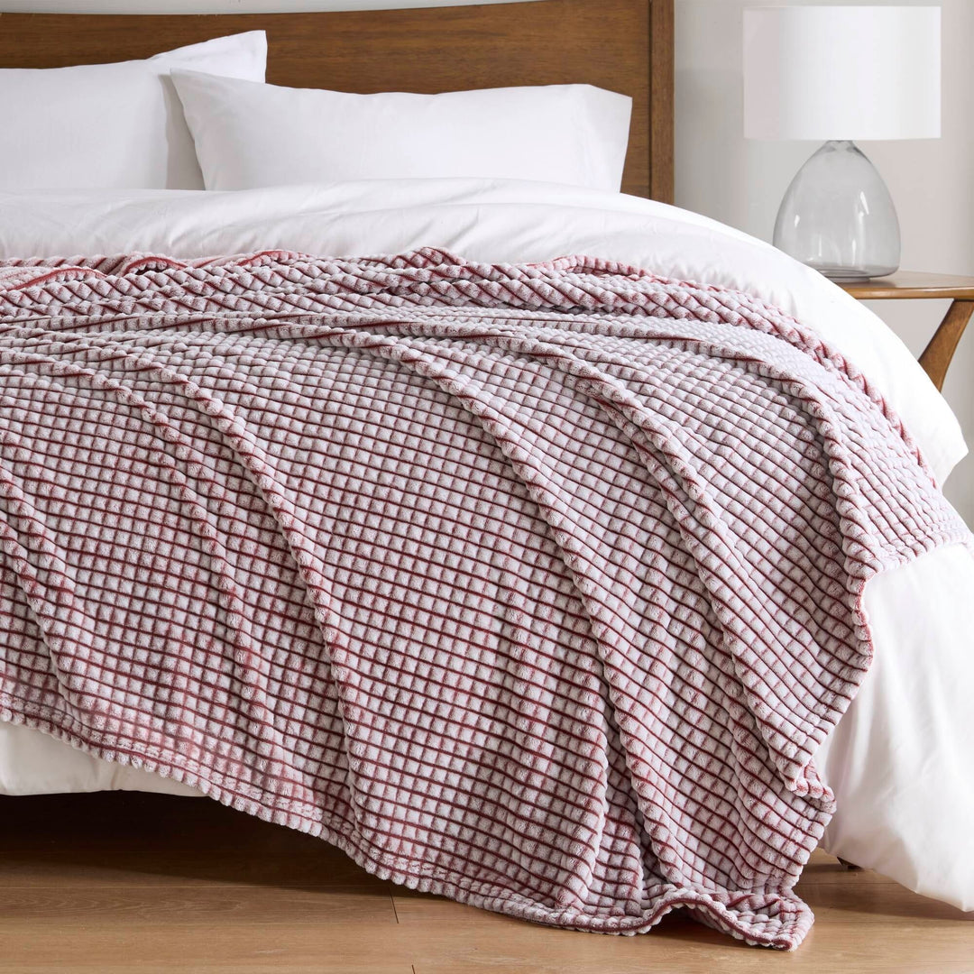 Carved Plush Blanket
