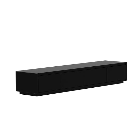 Chic Led-Lit Media Console for Stylish Homes Entertainmnet Center - 70.9"