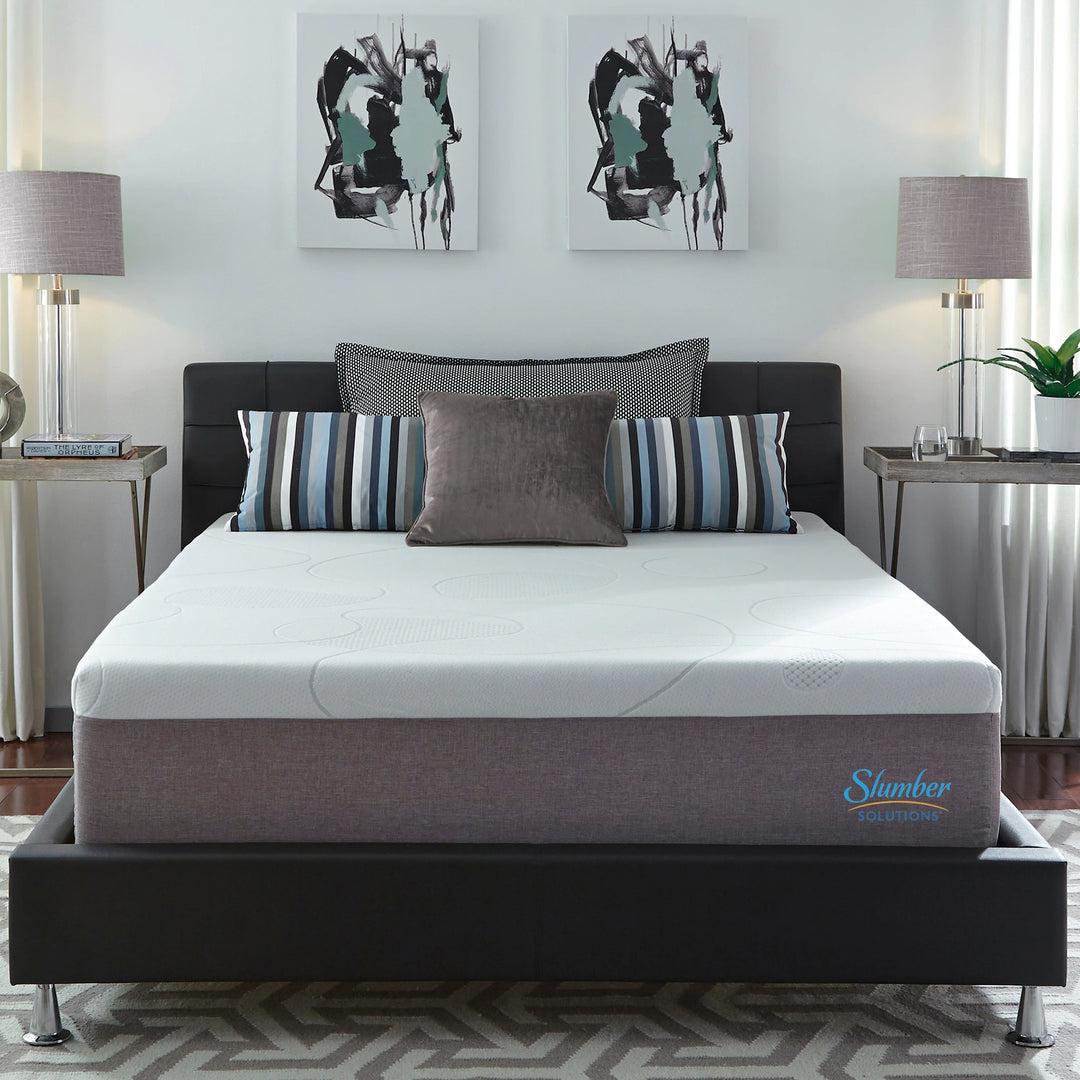 14-Inch Gel Memory Foam Choose Your Comfort Mattress - White