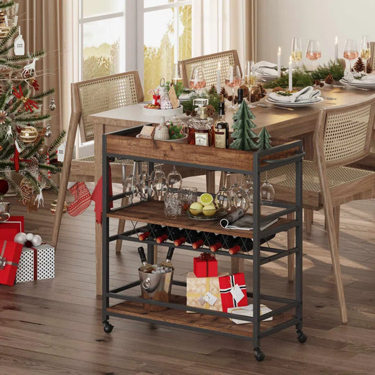 Aust Metal Bar Cart