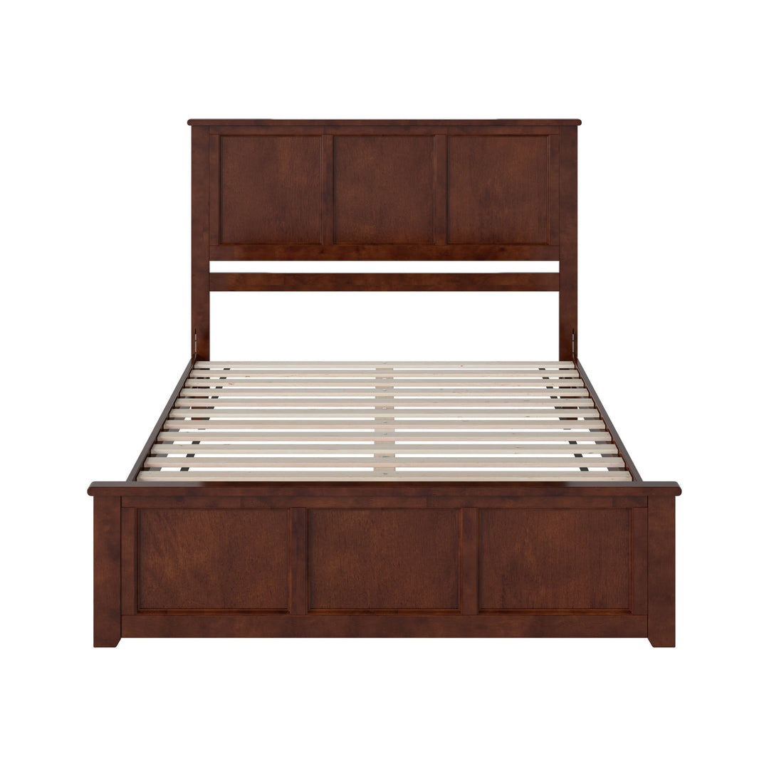 Charlotte Solid Wood Low Profile Platform Bed with Matching Footboard