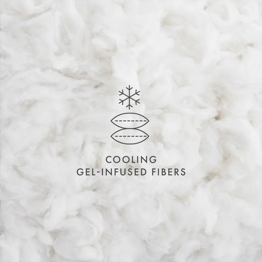 Cooling down Alternative Gel Fiber Bed Pillows