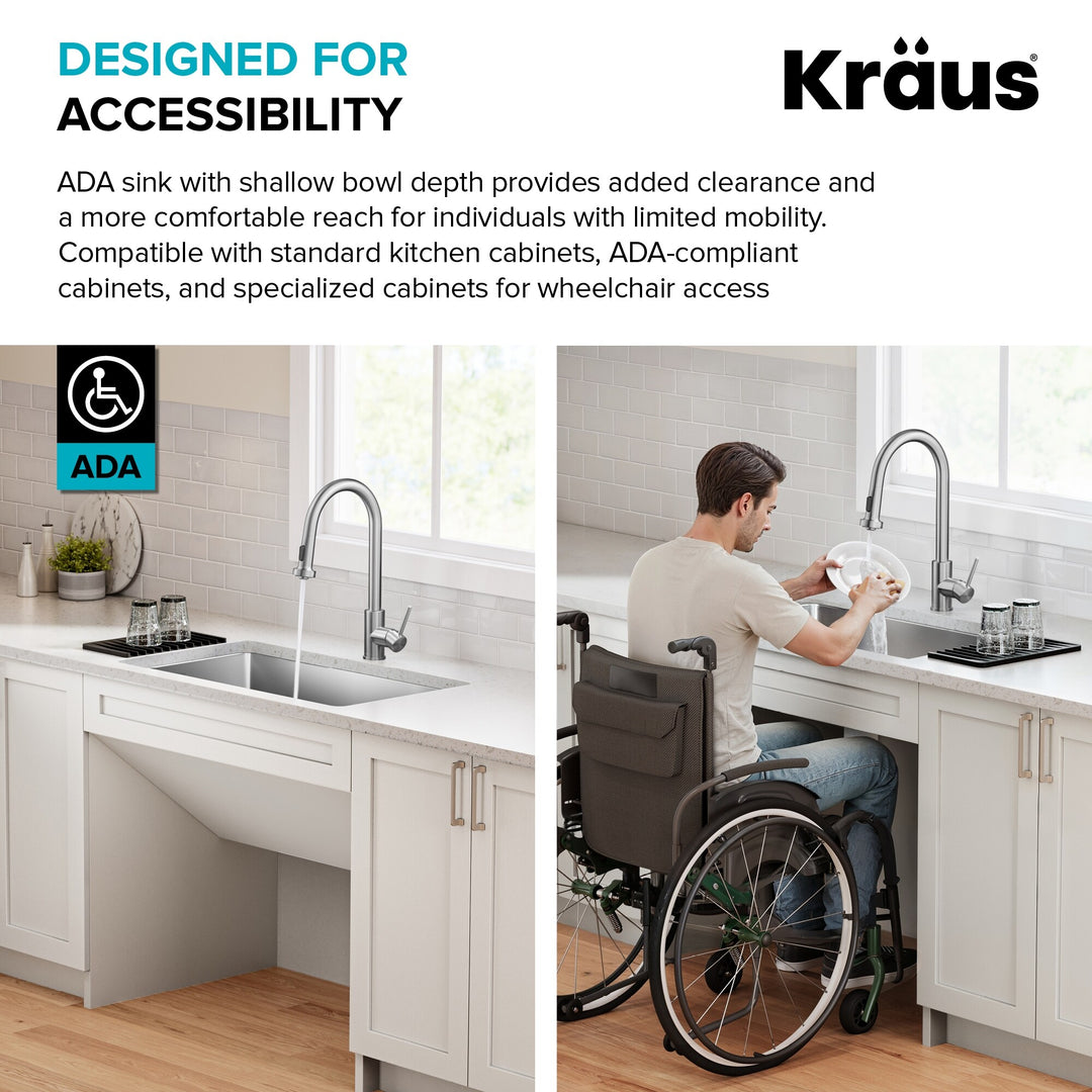 Fairlane Undermount 18 Gauge Stainless Steel Kitchen Sink