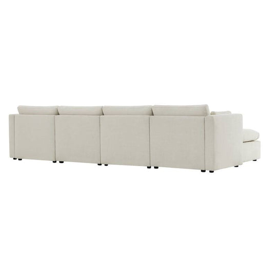 Mia Oversized Modular Sectional Fabric Sofa