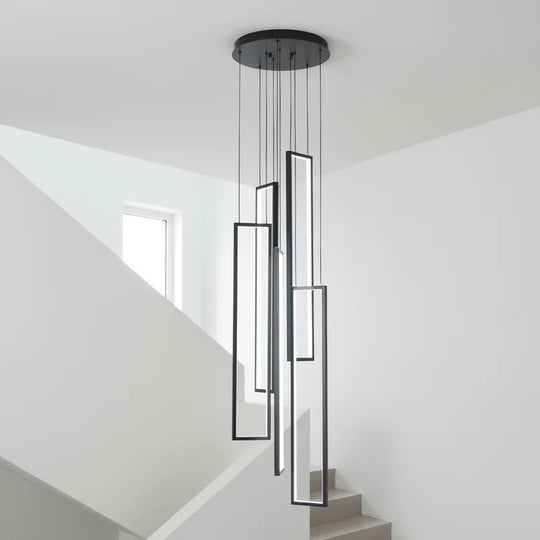 Savea 5-Light High-Ceiling Dimmable Cluster Pendant