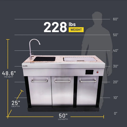 Medallion Series 7-Piece Modular Outdoor Kitchen Set