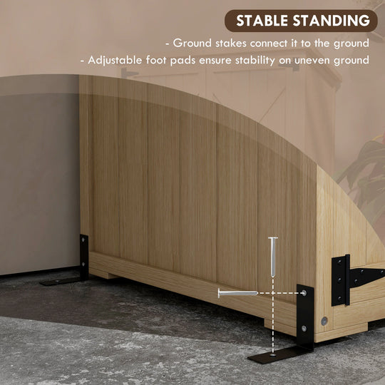 Wooden Garden Shed, Outdoor Storage Cabinet with Waterproof Asphalt Roof, Narrow Tool Shed with Shelves