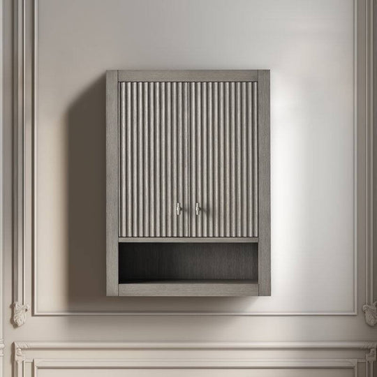 24 "Wall Mounted Bathroom Storage Cabinet with Soft Close Doors