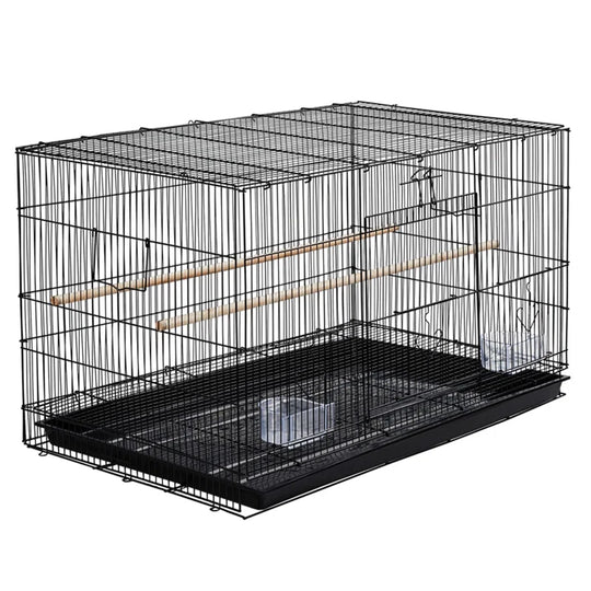 Taylorsville Iron Flat Top Table Top Bird Cage with Perch