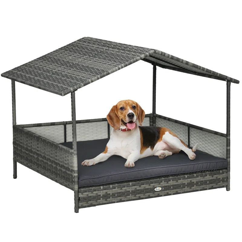 Lininger Wicker Dog House