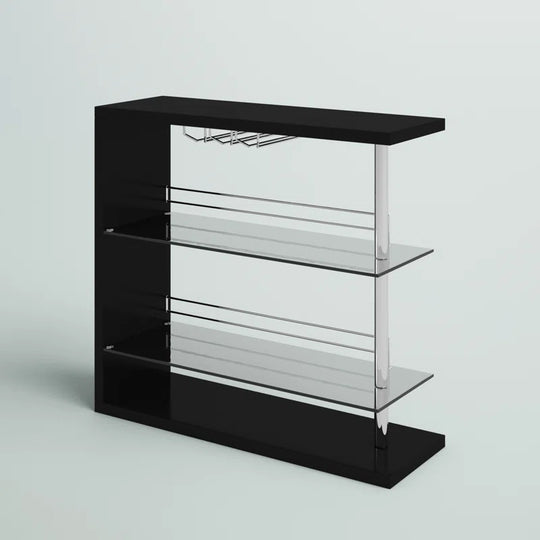 Kwesi Rectangular 2-Shelf Bar Unit - Only Bar Included