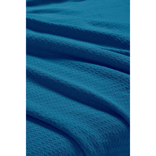 Waffle Weave Honeycomb Knit Soft Cotton Blanket