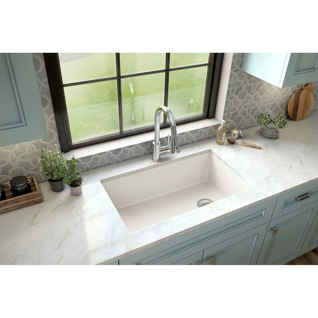 Undermount Quartz Single-Bowl Kitchen Sink