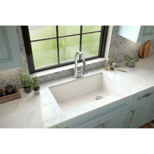 Undermount Quartz Single-Bowl Kitchen Sink