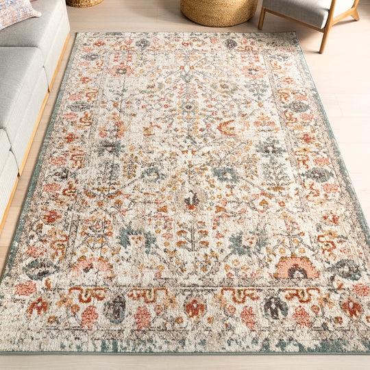 Lenore Vintage Floral Area Rug