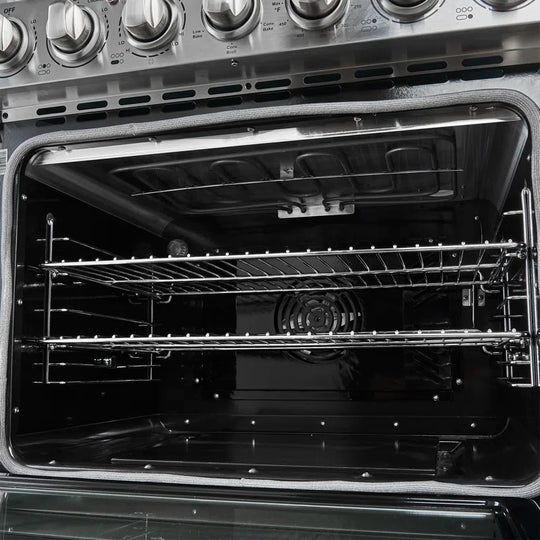 Paolo 30" Freestanding Electric Range, 7,800-Watt Rangetop, 4.38 Cu.Ft. True Convection Oven