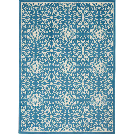 Jubilant Floral Medallion Area Rug