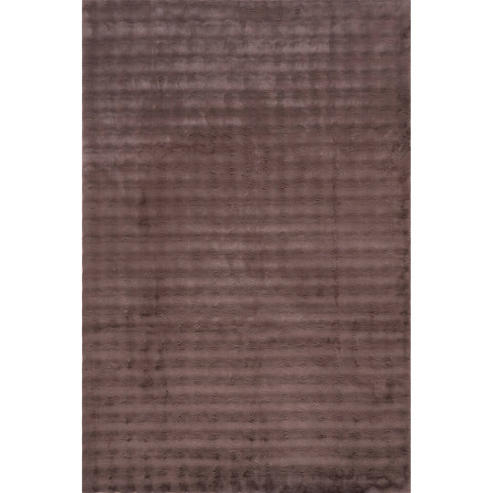 Jeni Solid Plush Machine Washable Area Rug