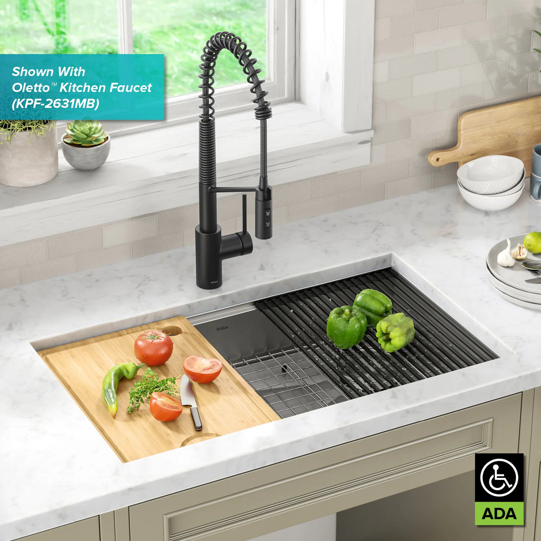 Kore Workstation Undermount Stainless Steel Kitchen Sink