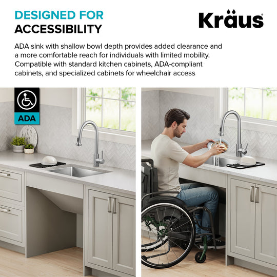 Fairlane Undermount 18 Gauge Stainless Steel Kitchen Sink