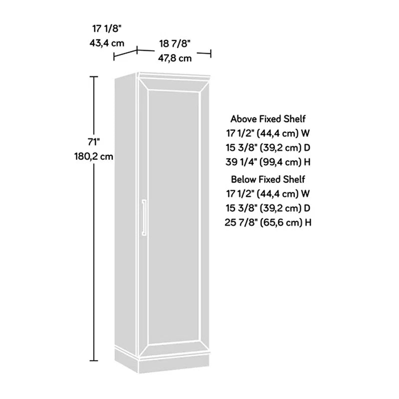 Gibney 18.82'' Wide 4 - Shelf Storage Cabinet