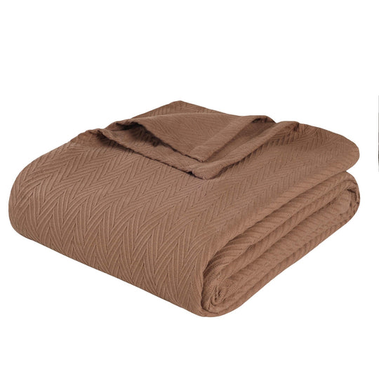 Metro Zig-Zag Chevron All-Season Bedding Cotton Blanket