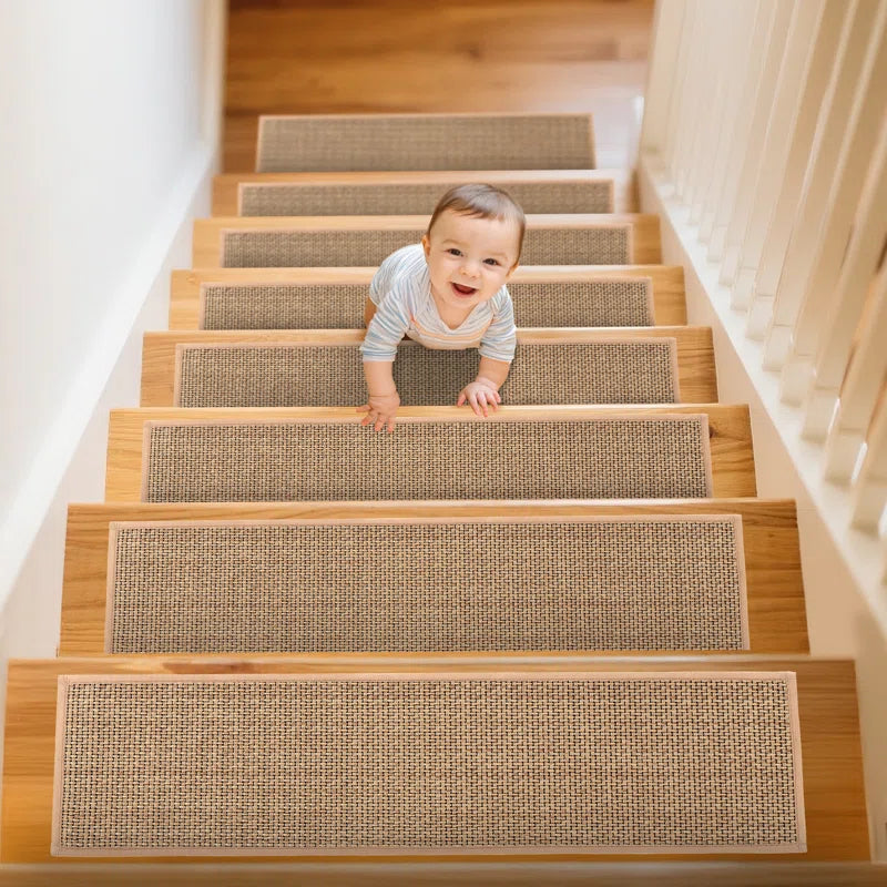 Non-Slip Carpet Stair Treads Indoor Rubber Rugs