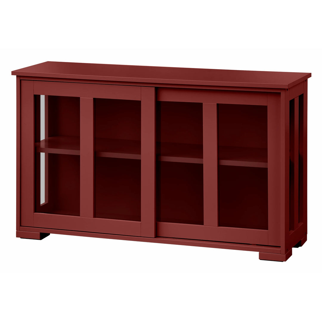Jefferson Sliding Glass Door Stackable China Cabinet