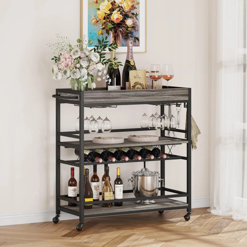 Aust Metal Bar Cart