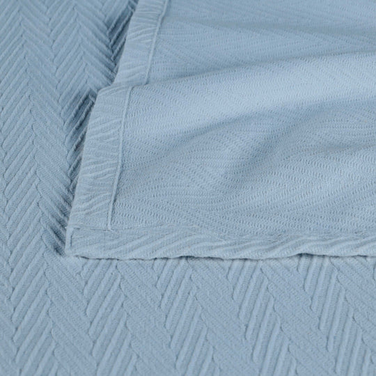 Metro Zig-Zag Chevron All-Season Bedding Cotton Blanket