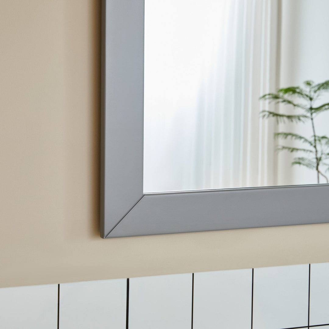 96" Double Sink Bathroom Vanity Set 10 Dove-Tailed Drawers, 3 Cabinets, 2 Shelves Soft-Closing Doors with Free Mirror
