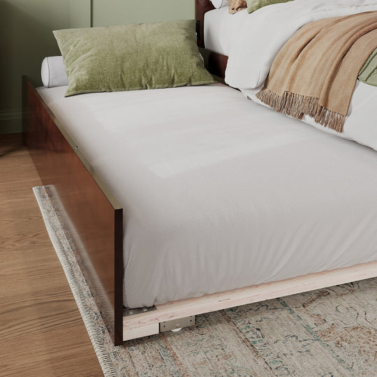 Madison Platform Bed with Matching Footboard & Trundle