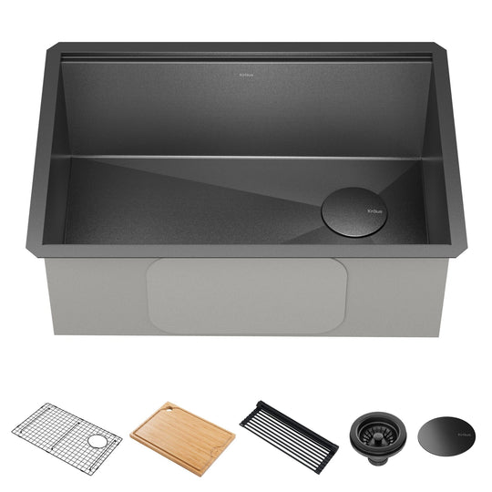 Kore Workstation Undermount Stainless Steel Kitchen Sink