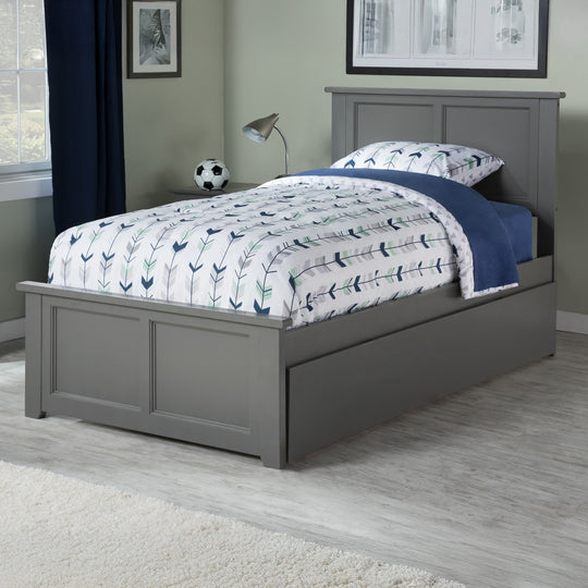 Madison Platform Bed with Matching Footboard & Trundle