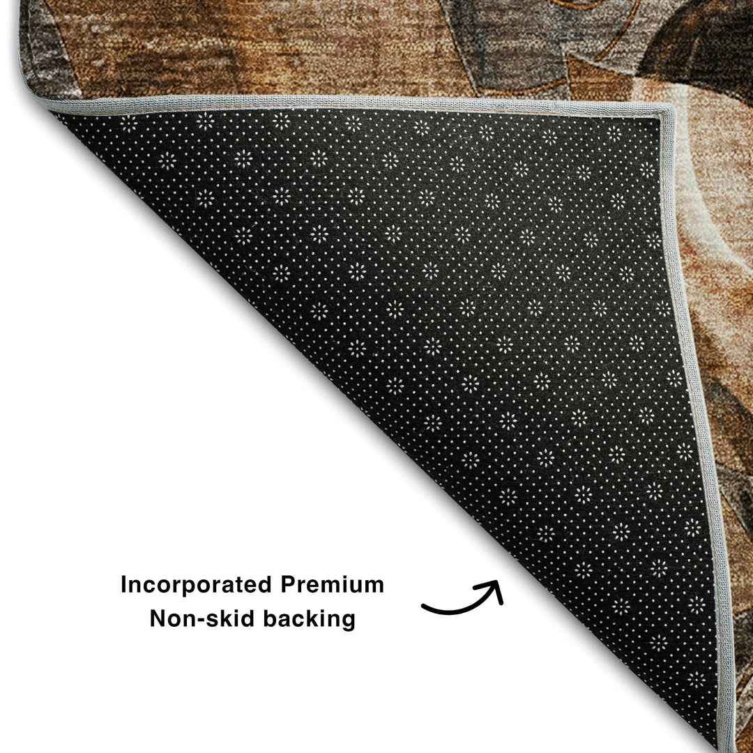 Premium Washable Super Soft Abstract Floral Mayfield Rug