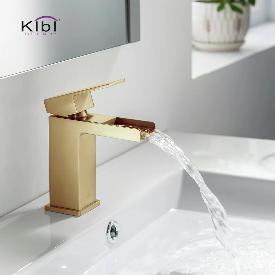 Waterfall Single Handle Bathroom Faucet