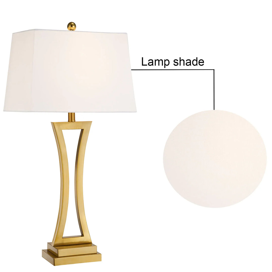 30.75" Bedside Table Lamp Set (Set of 2)