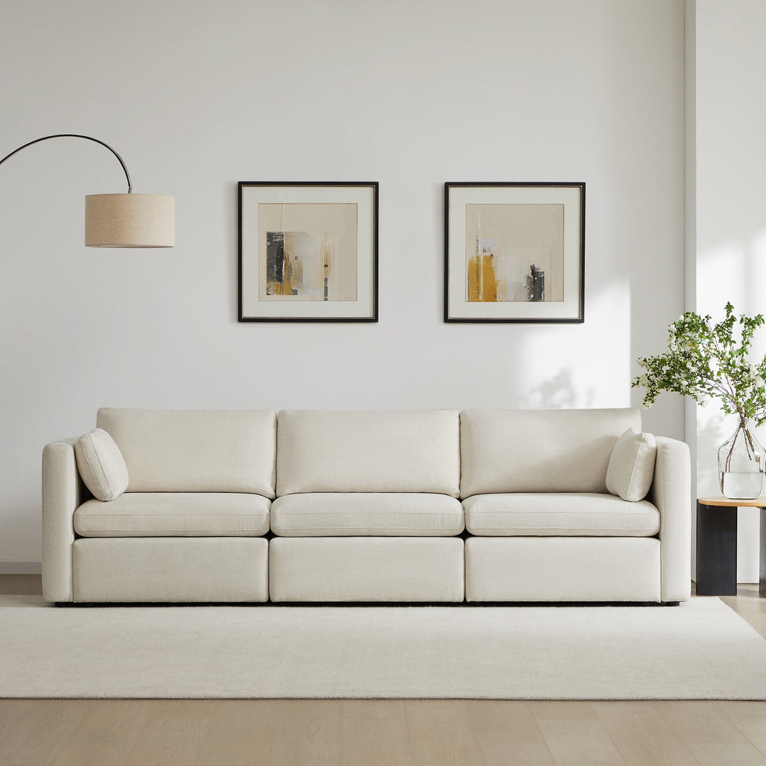 Mia Oversized Modular Sectional Fabric Sofa