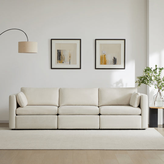 Mia Oversized Modular Sectional Fabric Sofa