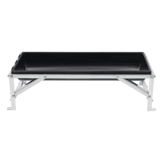 Livestock Feed Trough Long Large Capacity Feeder with Stand