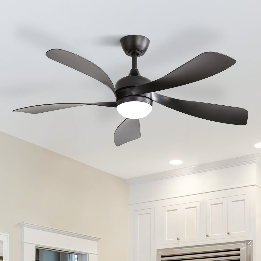 Sofucor 45/52 Inch Ceiling Fan with Remote & Lights Quiet DC Motor 5 Blade High CFM Modern Fan