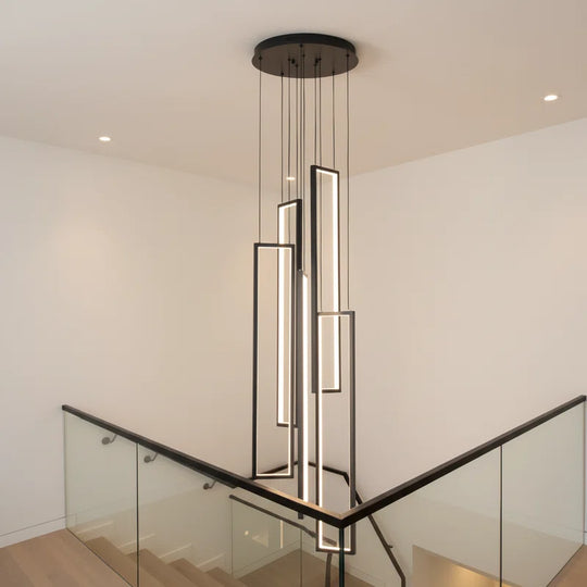 Savea 5-Light High-Ceiling Dimmable Cluster Pendant
