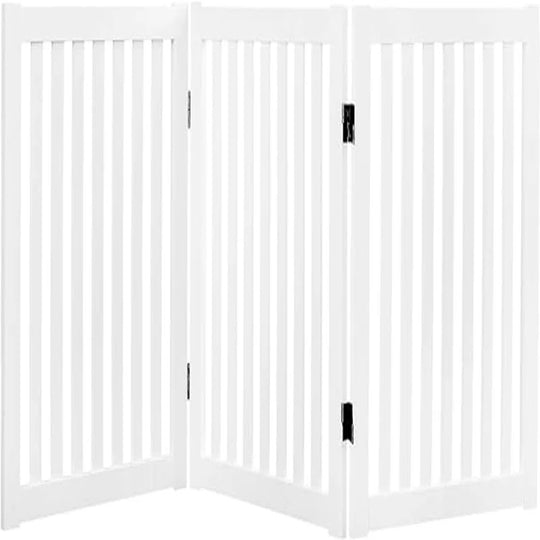 Remi Wood Free Standing Pet Gate