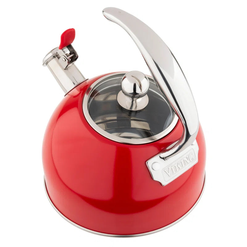 2.6-Quart Stainless Steel Kettle with 3-Ply Base